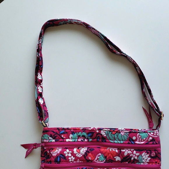 Vera Bradley Triple Zip Hipster Crossbody Bag - Picture 10 of 16